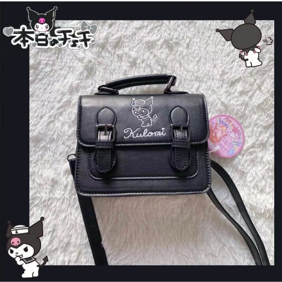 Kawaii Sanrio Handbags - EUC Kawaii Sanrio Kuromi Soft Crossbody Mini Messenger Shoulder Bag